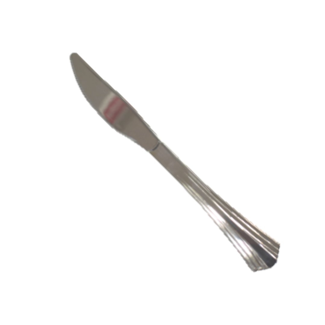 Disposable Plastic Knife - Silver