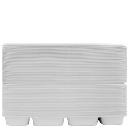 10 Compartment White Color Disposable Party Thali Plates