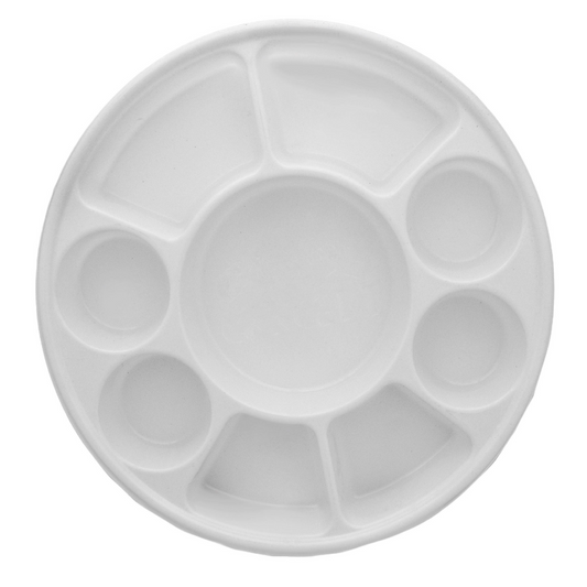 9 Compartment White Color Disposable Party Thali Plates